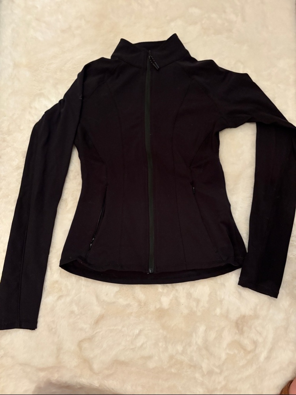 Women's Black Full-Zip Jacket
